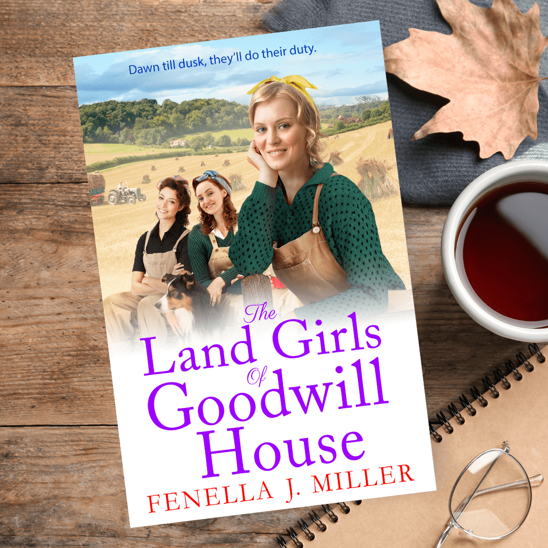 Land Girls at Harvest Time by Fenella J Miller