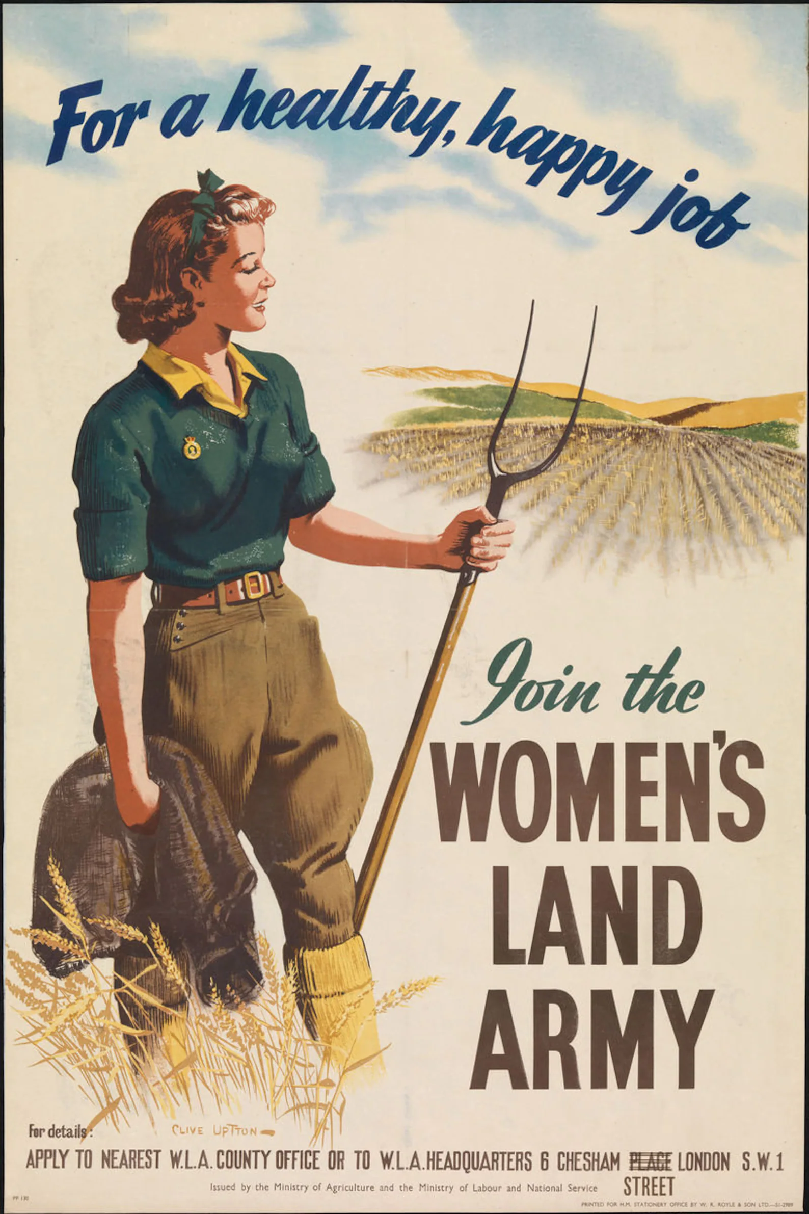 The life of a Land Girl by Fenella J. Miller