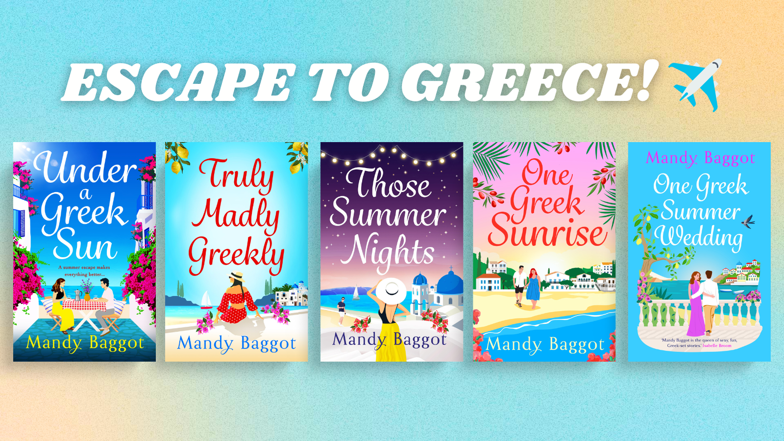 Holding out for a Greek Hero | Mandy Baggot on her book being adapted for film! 🎬