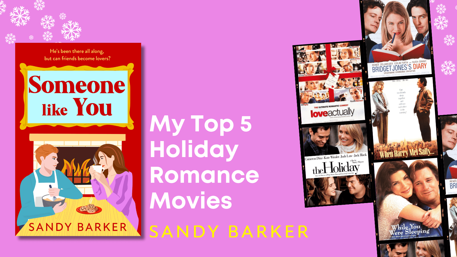 Sandy Barker’s Top 5 Holiday Romance Movies
