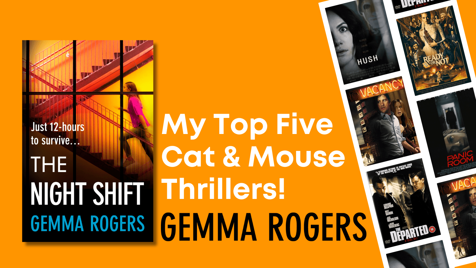 Gemma Rogers’ Top 5 Cat & Mouse Thrillers