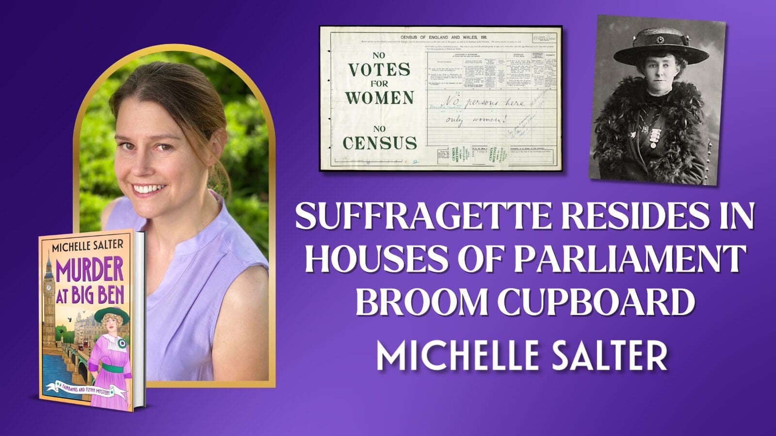 Suffragette Resides in Houses of Parliament Broom Cupboard